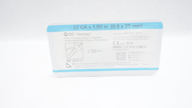 BD 383512 Nexiva Clodsed IV Cath. System - Single Port 22GA x 1.00inch 33Ll/min
